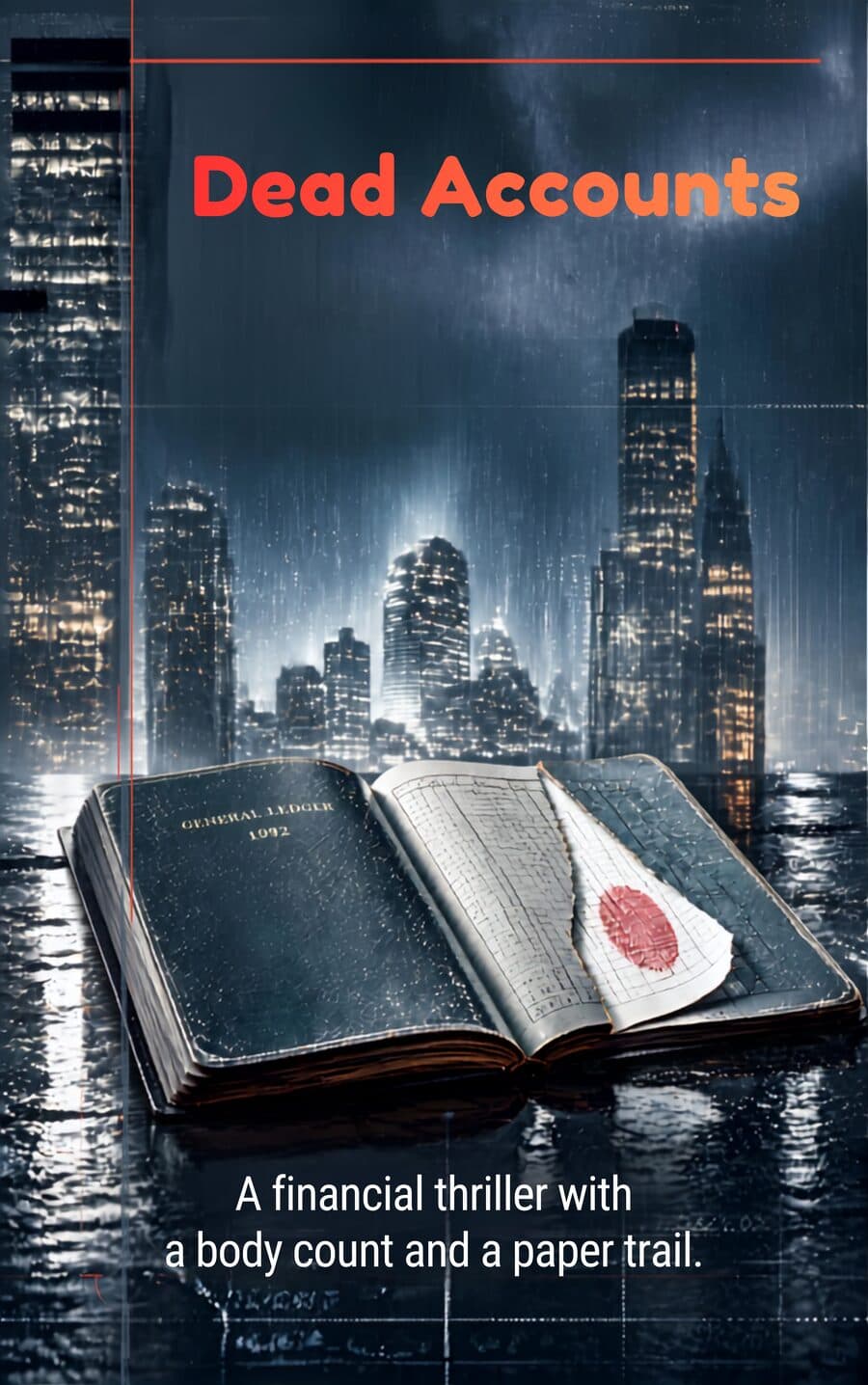 Cover of Dead Accounts, Thriller
